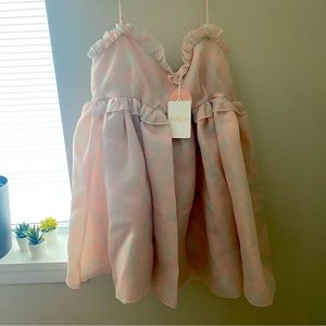 Selkie The Candy Floss Baroque Rosebud Dress